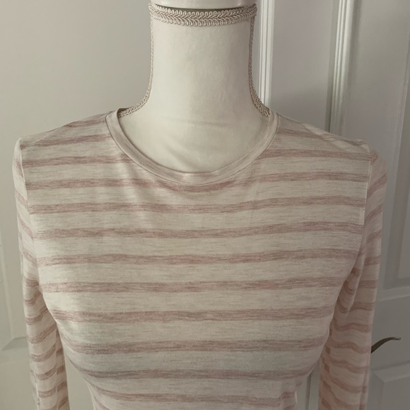 Vince Striped Long Sleeve Crew top - Picture 8 of 13